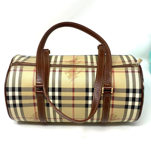 Burberry Bags Authentic Burberry London Vintage Haymarket Boston